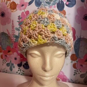 Handmade Multicolor Crochet Beanie